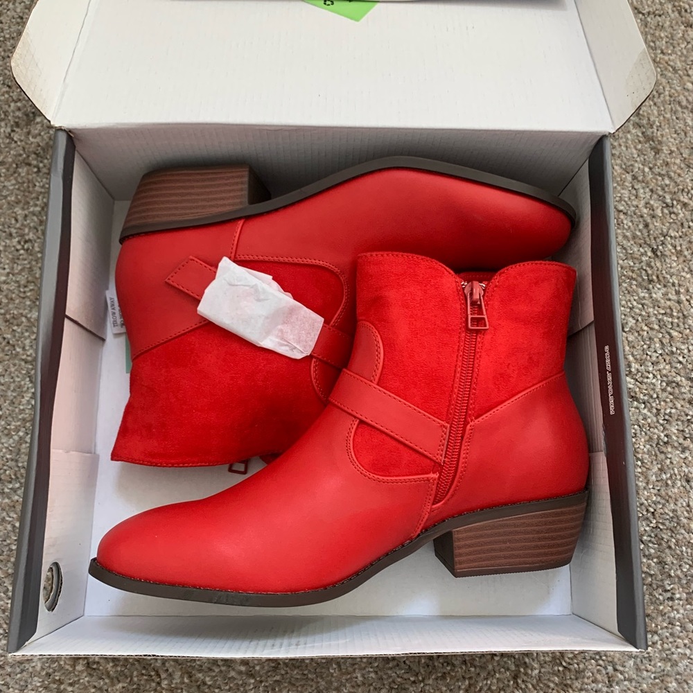 Red booties